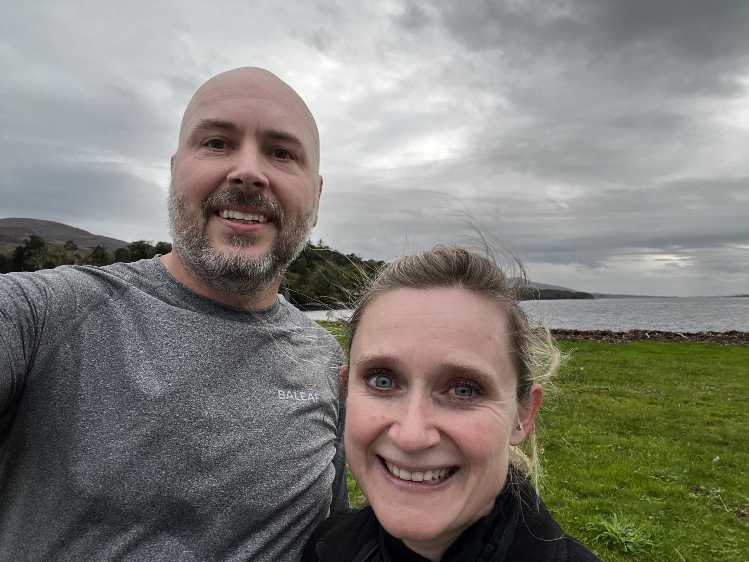 Ray & Brandi running in Ireland